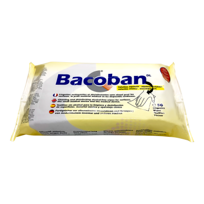 Bacoban醫療級長效表面消毒濕紙巾&nbsp;(50片/包)